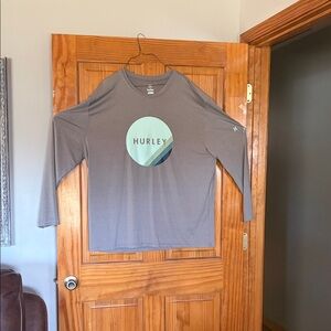 Hurley Gray Long Sleeve with Circular Logo